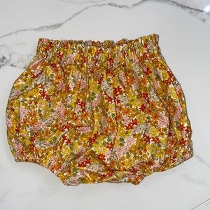 Flowered bloomer shorts boutique style